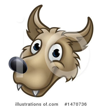 Wolf Clipart #1470736 by AtStockIllustration