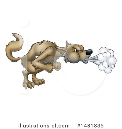 Royalty-Free (RF) Wolf Clipart Illustration by AtStockIllustration - Stock Sample #1481835
