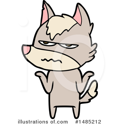 Royalty-Free (RF) Wolf Clipart Illustration by lineartestpilot - Stock Sample #1485212