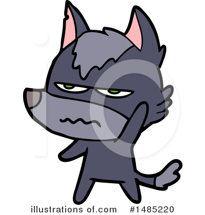 Royalty-Free (RF) Wolf Clipart Illustration by lineartestpilot - Stock Sample #1485220