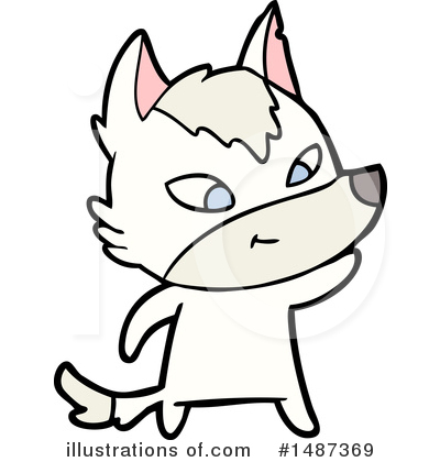 Royalty-Free (RF) Wolf Clipart Illustration by lineartestpilot - Stock Sample #1487369