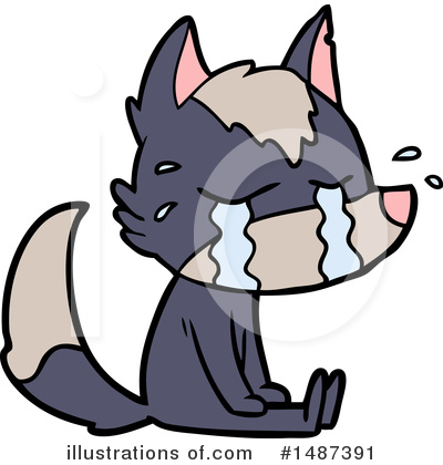 Royalty-Free (RF) Wolf Clipart Illustration by lineartestpilot - Stock Sample #1487391