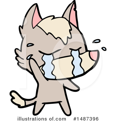Royalty-Free (RF) Wolf Clipart Illustration by lineartestpilot - Stock Sample #1487396