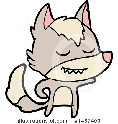 Royalty-Free (RF) Wolf Clipart Illustration by lineartestpilot - Stock Sample #1487400
