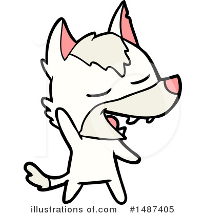 Royalty-Free (RF) Wolf Clipart Illustration by lineartestpilot - Stock Sample #1487405
