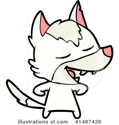 Royalty-Free (RF) Wolf Clipart Illustration by lineartestpilot - Stock Sample #1487436
