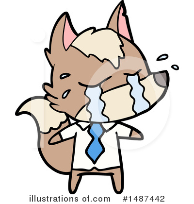 Royalty-Free (RF) Wolf Clipart Illustration by lineartestpilot - Stock Sample #1487442