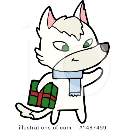 Royalty-Free (RF) Wolf Clipart Illustration by lineartestpilot - Stock Sample #1487459