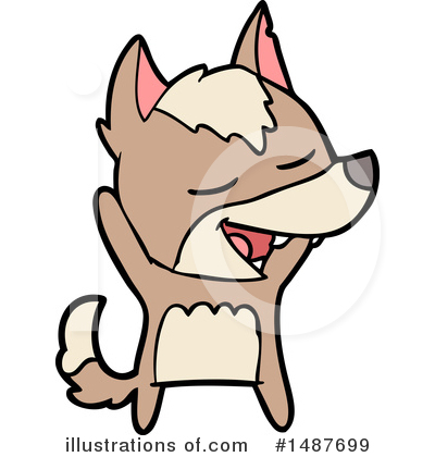 Royalty-Free (RF) Wolf Clipart Illustration by lineartestpilot - Stock Sample #1487699