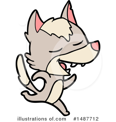 Royalty-Free (RF) Wolf Clipart Illustration by lineartestpilot - Stock Sample #1487712