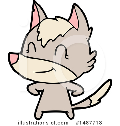 Royalty-Free (RF) Wolf Clipart Illustration by lineartestpilot - Stock Sample #1487713