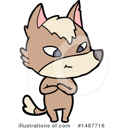 Royalty-Free (RF) Wolf Clipart Illustration by lineartestpilot - Stock Sample #1487716