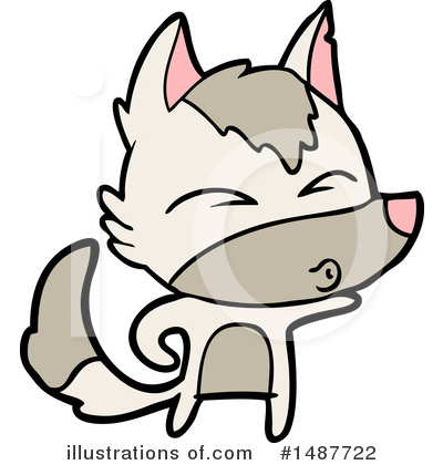 Royalty-Free (RF) Wolf Clipart Illustration by lineartestpilot - Stock Sample #1487722