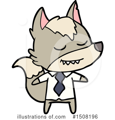 Royalty-Free (RF) Wolf Clipart Illustration by lineartestpilot - Stock Sample #1508196