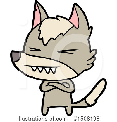 Royalty-Free (RF) Wolf Clipart Illustration by lineartestpilot - Stock Sample #1508198
