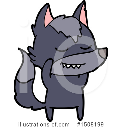 Royalty-Free (RF) Wolf Clipart Illustration by lineartestpilot - Stock Sample #1508199