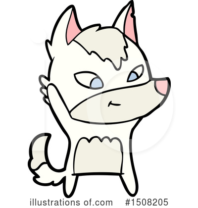 Royalty-Free (RF) Wolf Clipart Illustration by lineartestpilot - Stock Sample #1508205