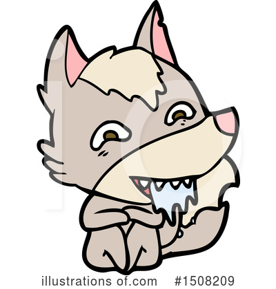 Royalty-Free (RF) Wolf Clipart Illustration by lineartestpilot - Stock Sample #1508209