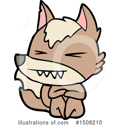Royalty-Free (RF) Wolf Clipart Illustration by lineartestpilot - Stock Sample #1508210