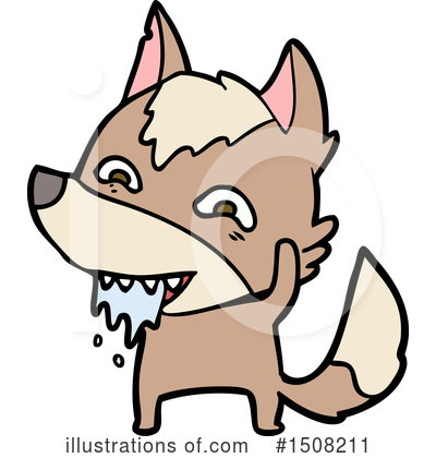 Royalty-Free (RF) Wolf Clipart Illustration by lineartestpilot - Stock Sample #1508211