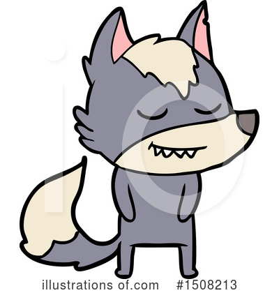 Royalty-Free (RF) Wolf Clipart Illustration by lineartestpilot - Stock Sample #1508213