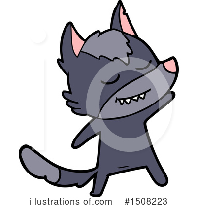 Royalty-Free (RF) Wolf Clipart Illustration by lineartestpilot - Stock Sample #1508223