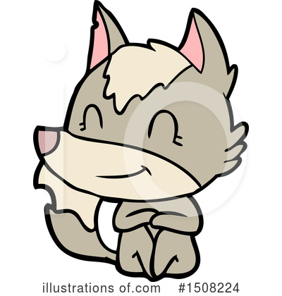 Royalty-Free (RF) Wolf Clipart Illustration by lineartestpilot - Stock Sample #1508224