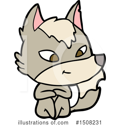 Royalty-Free (RF) Wolf Clipart Illustration by lineartestpilot - Stock Sample #1508231