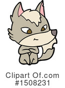 Wolf Clipart #1508231 by lineartestpilot