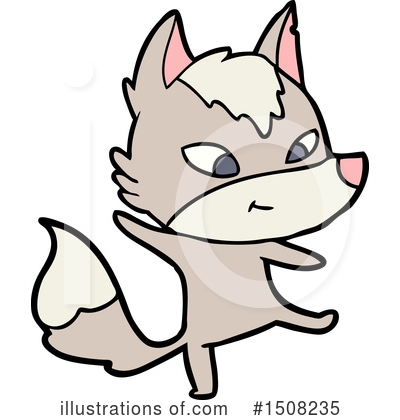 Royalty-Free (RF) Wolf Clipart Illustration by lineartestpilot - Stock Sample #1508235