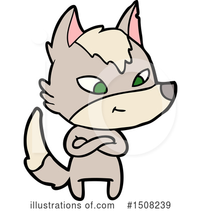 Royalty-Free (RF) Wolf Clipart Illustration by lineartestpilot - Stock Sample #1508239