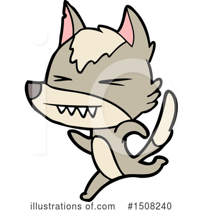 Royalty-Free (RF) Wolf Clipart Illustration by lineartestpilot - Stock Sample #1508240
