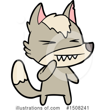 Royalty-Free (RF) Wolf Clipart Illustration by lineartestpilot - Stock Sample #1508241