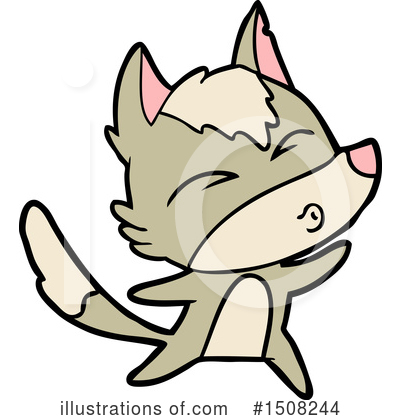 Royalty-Free (RF) Wolf Clipart Illustration by lineartestpilot - Stock Sample #1508244