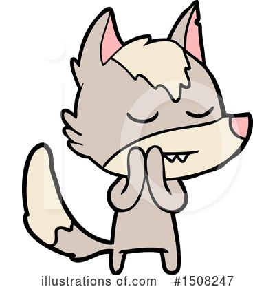 Royalty-Free (RF) Wolf Clipart Illustration by lineartestpilot - Stock Sample #1508247