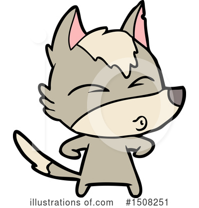 Royalty-Free (RF) Wolf Clipart Illustration by lineartestpilot - Stock Sample #1508251