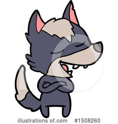 Royalty-Free (RF) Wolf Clipart Illustration by lineartestpilot - Stock Sample #1508260