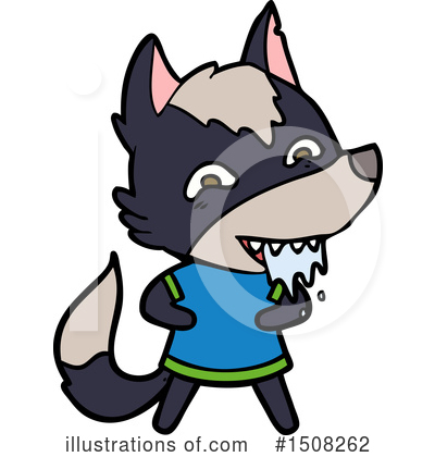 Royalty-Free (RF) Wolf Clipart Illustration by lineartestpilot - Stock Sample #1508262