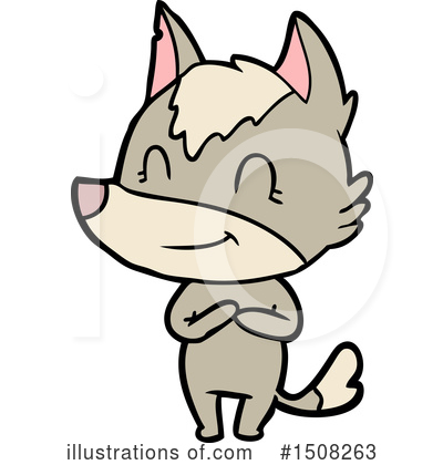 Royalty-Free (RF) Wolf Clipart Illustration by lineartestpilot - Stock Sample #1508263