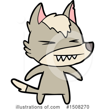 Royalty-Free (RF) Wolf Clipart Illustration by lineartestpilot - Stock Sample #1508270