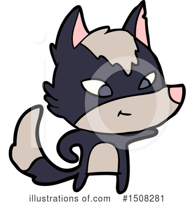 Royalty-Free (RF) Wolf Clipart Illustration by lineartestpilot - Stock Sample #1508281