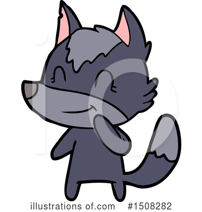 Royalty-Free (RF) Wolf Clipart Illustration by lineartestpilot - Stock Sample #1508282