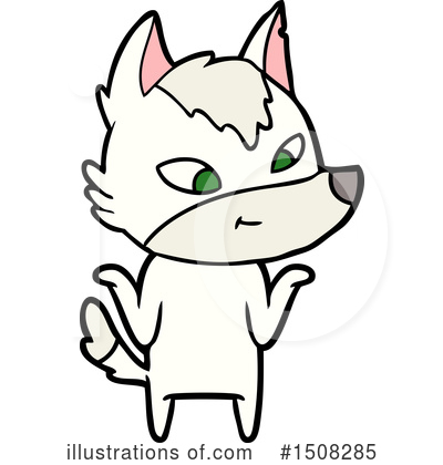 Royalty-Free (RF) Wolf Clipart Illustration by lineartestpilot - Stock Sample #1508285