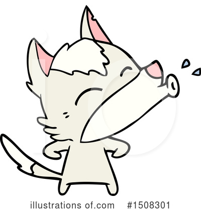 Royalty-Free (RF) Wolf Clipart Illustration by lineartestpilot - Stock Sample #1508301