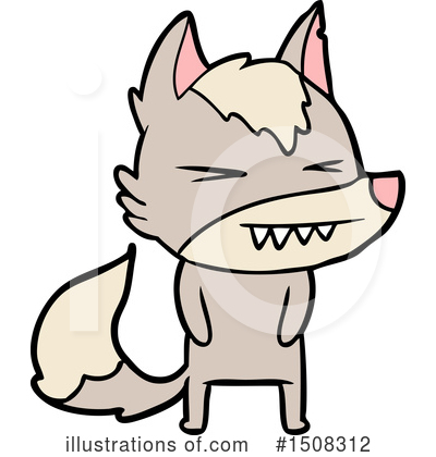 Royalty-Free (RF) Wolf Clipart Illustration by lineartestpilot - Stock Sample #1508312