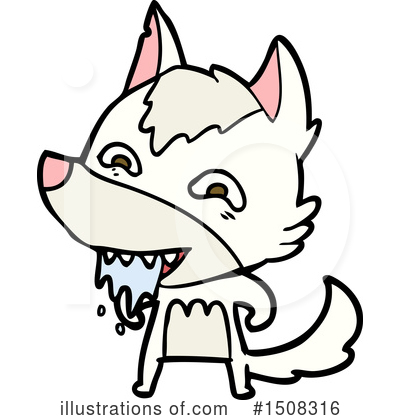 Royalty-Free (RF) Wolf Clipart Illustration by lineartestpilot - Stock Sample #1508316