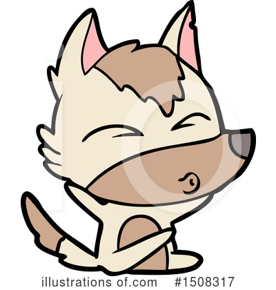 Royalty-Free (RF) Wolf Clipart Illustration by lineartestpilot - Stock Sample #1508317