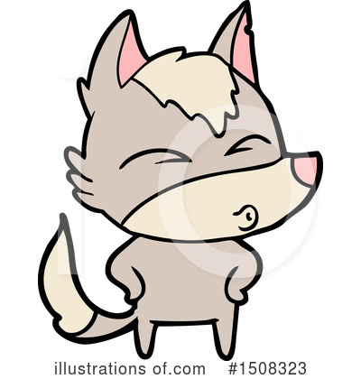 Royalty-Free (RF) Wolf Clipart Illustration by lineartestpilot - Stock Sample #1508323