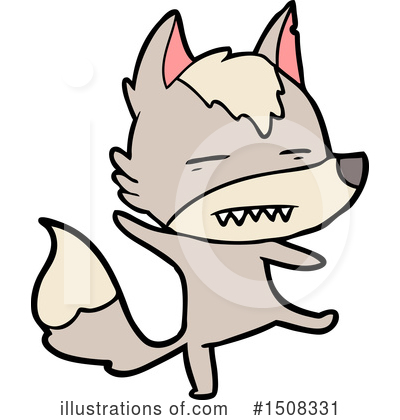 Royalty-Free (RF) Wolf Clipart Illustration by lineartestpilot - Stock Sample #1508331