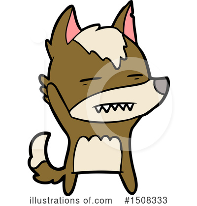 Royalty-Free (RF) Wolf Clipart Illustration by lineartestpilot - Stock Sample #1508333